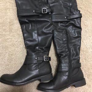 Thigh High Black Boots